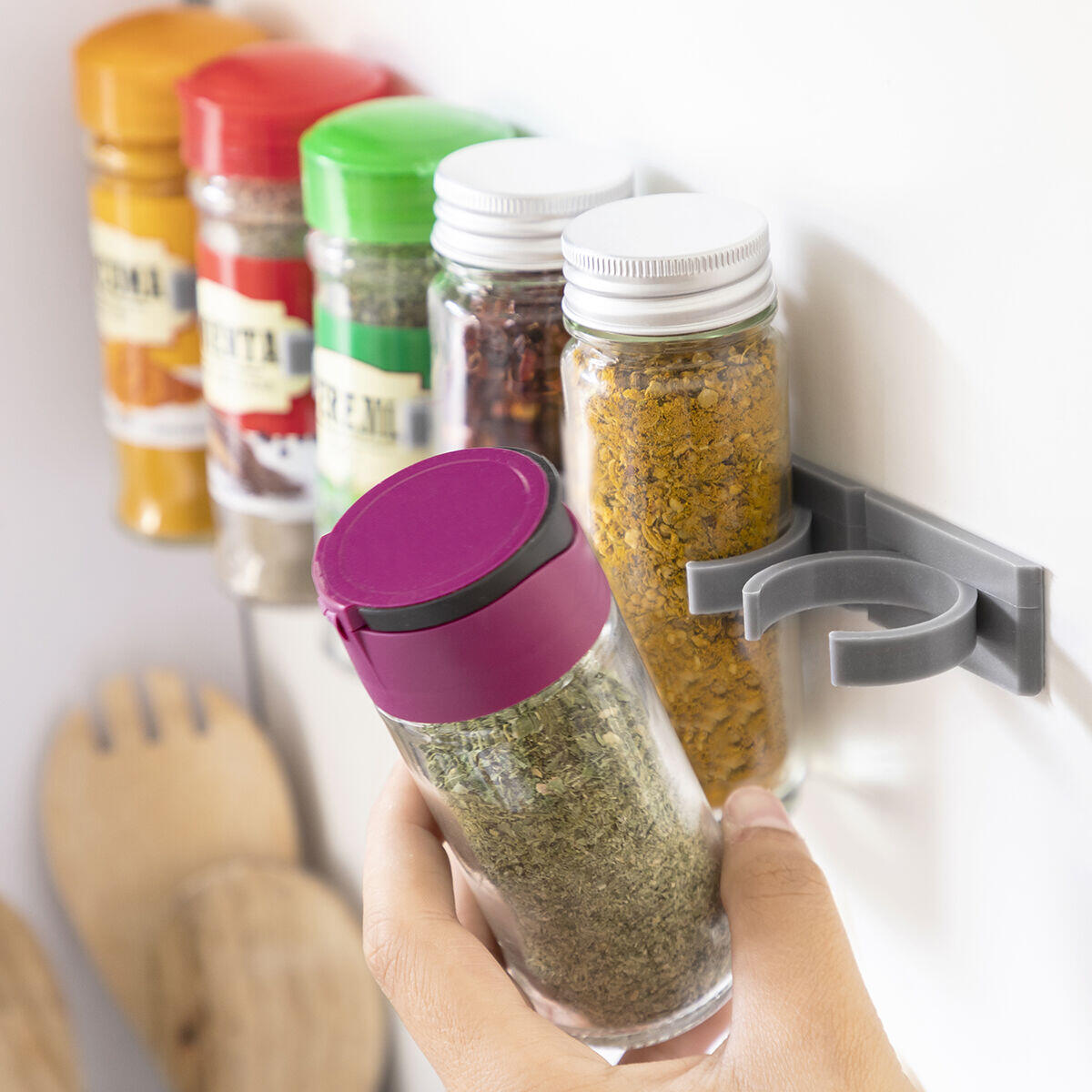 Organizador de Especias SpiceFlex - Adaptable y con adhesivo extra fuerte