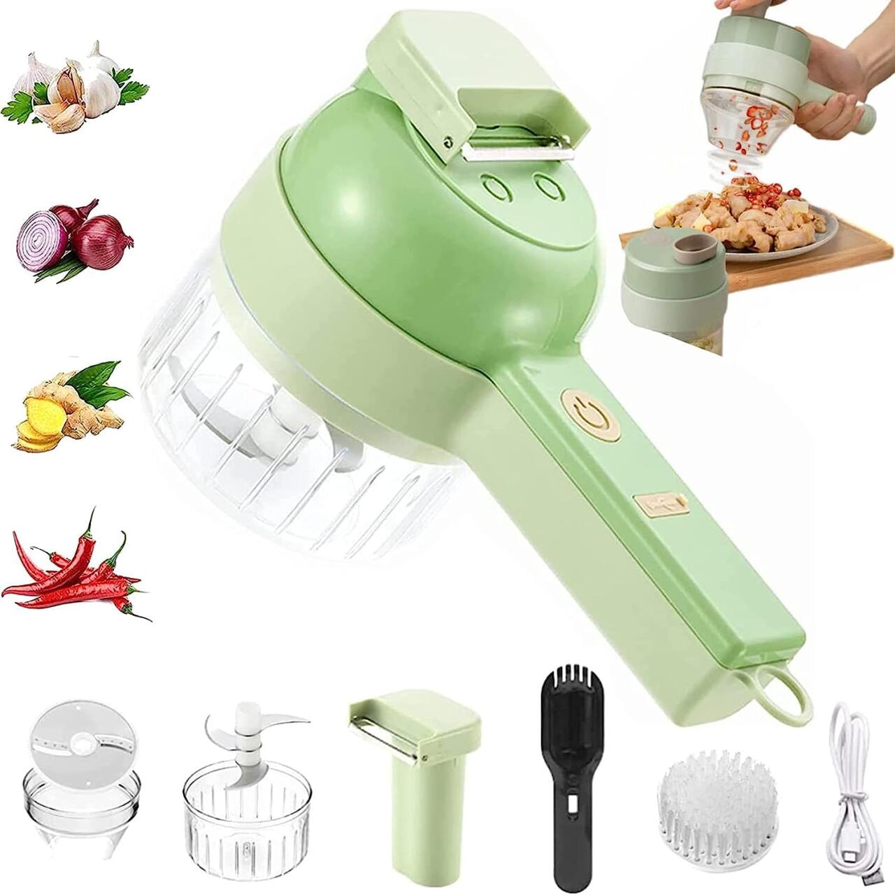 MasterChop™ - Multiprocesador Eléctrico 4 en 1 (+2 cabezales de regalo)