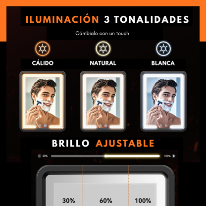 ClearShave PRO™ – Espejo Anti Empañado Inteligente