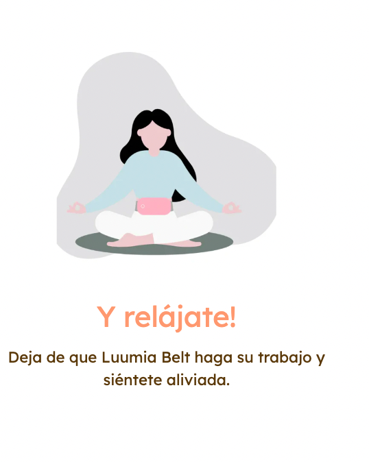 Luumia Belt - Almohadilla térmica para cólicos menstruales